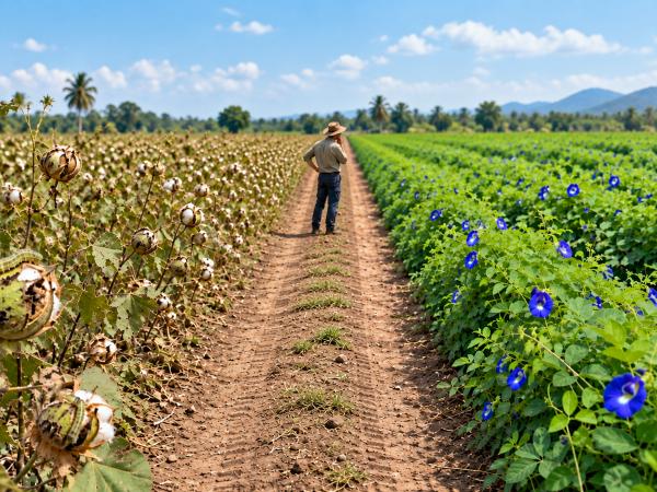 Butterfly Pea Field