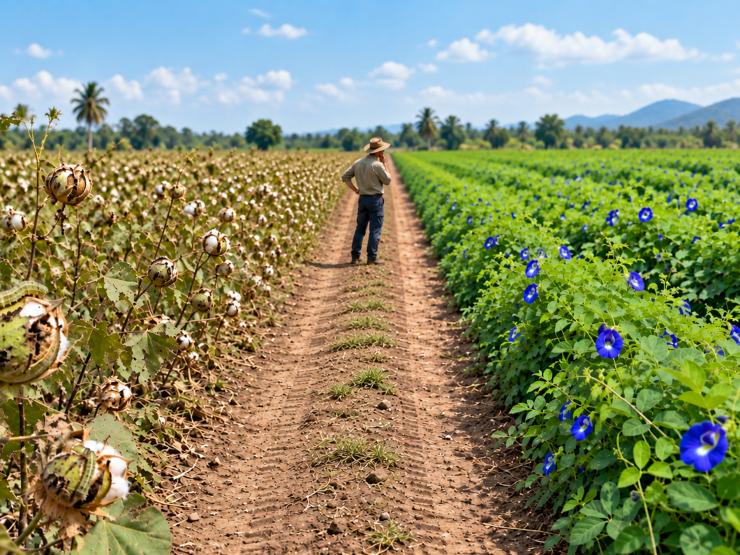 Butterfly Pea Field