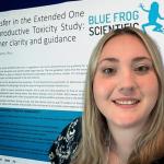 Sophie & Poster Relating to Reproductive Toxicology